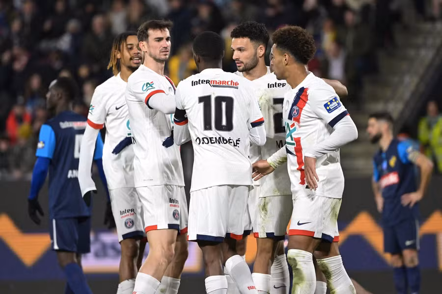 PSG Demolish Stade Briochin to Reach French Cup Semis
