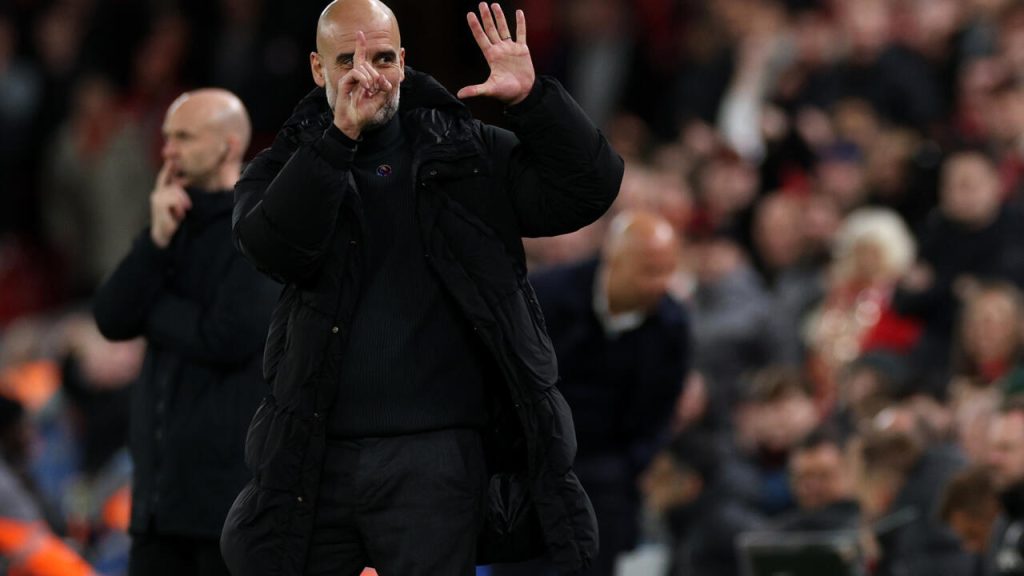 Pep Guardiola Hits Back at Liverpool Fans After Anfield Defeat.