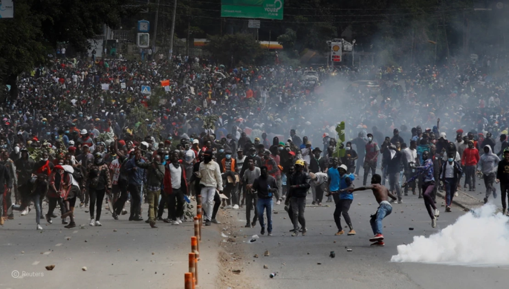 Police Fire Tear Gas as Crowds Demand Ruto's Resignation