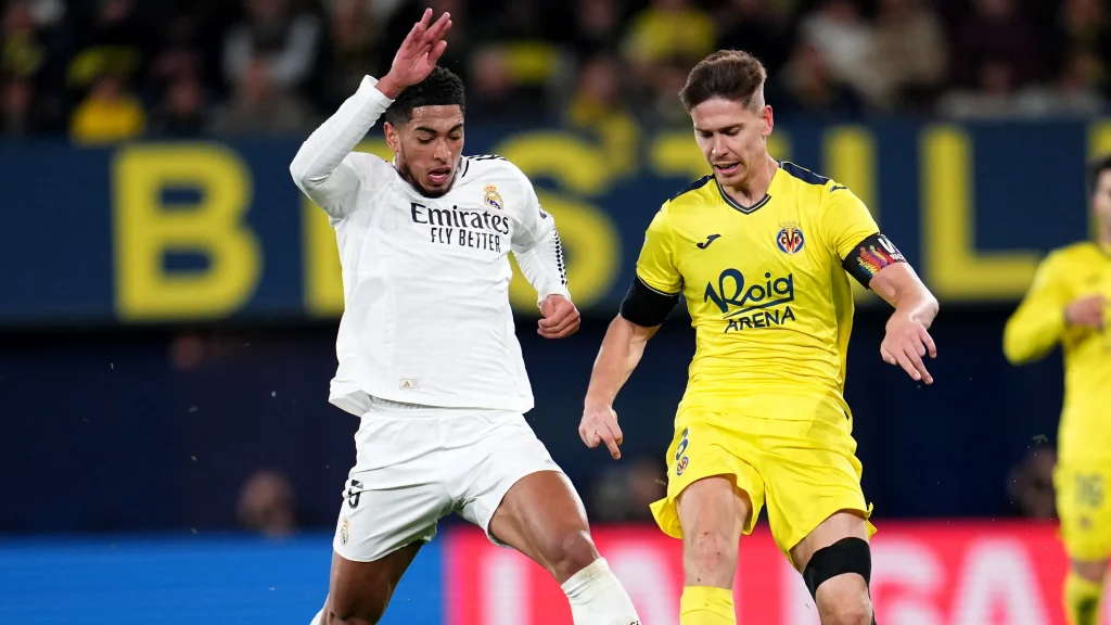 Real Madrid Edge Villarreal 2-1, Mbappe’s Brace Takes Them to Top