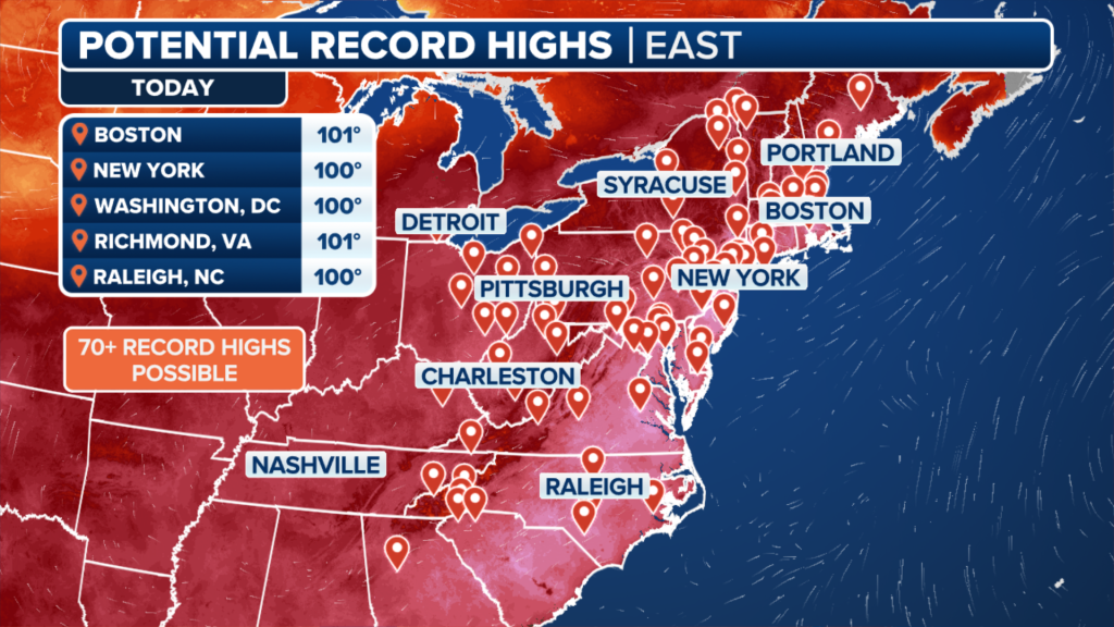 Record-Breaking Heatwave Scorches Nearly Half of US Population