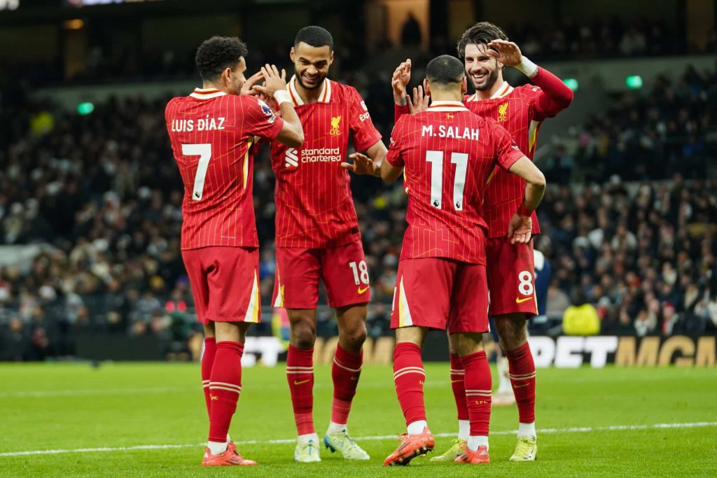 Salah Shines as Liverpool Crush Spurs 6-3 to Extend Premier League Lead