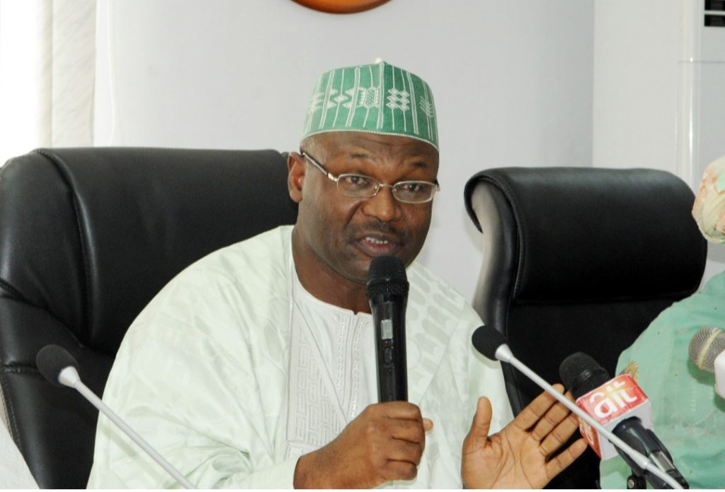 INEC Chairman Mahmoud Yakubu (News Central TV)