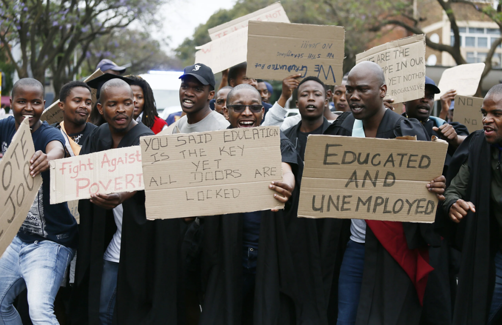 South Africa Unemployment Rise Tests Coalition