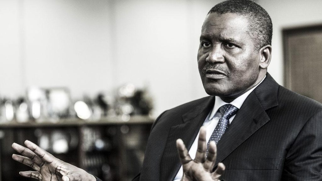 Aliko Dangote, Second Richest Man After South African J. Rupert (News Central TV)