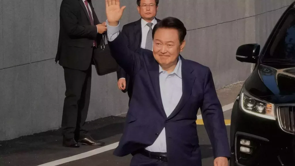 South Korea's Disgraced Yoon Departs Presidential Residence