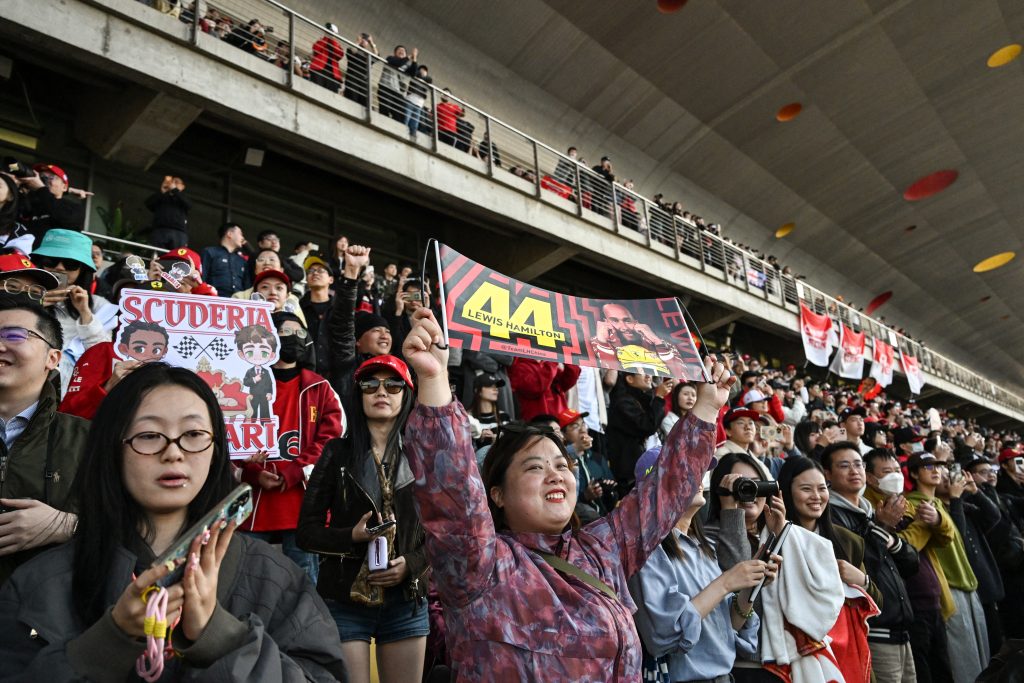 Hamilton Wins First Ferrari Pole in Shanghai With Record Lap
