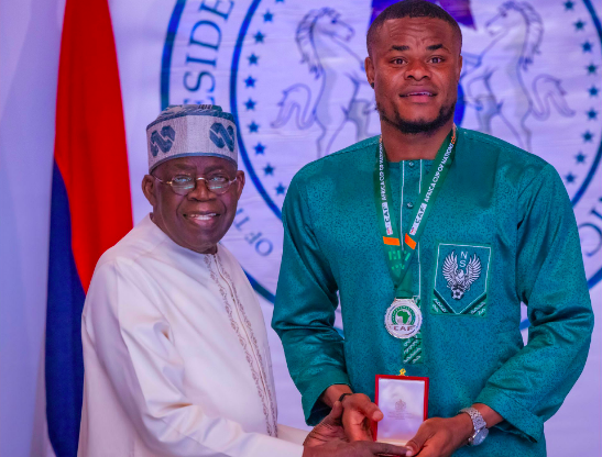 Super Eagles' Nwabali Fulfilling Dream Meeting President Tinubu
