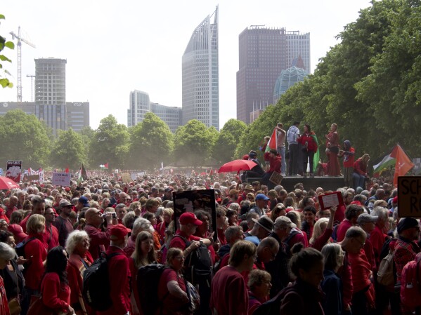 Tens of Thousands Protest Gaza ‘Genocide’ in the Netherlands