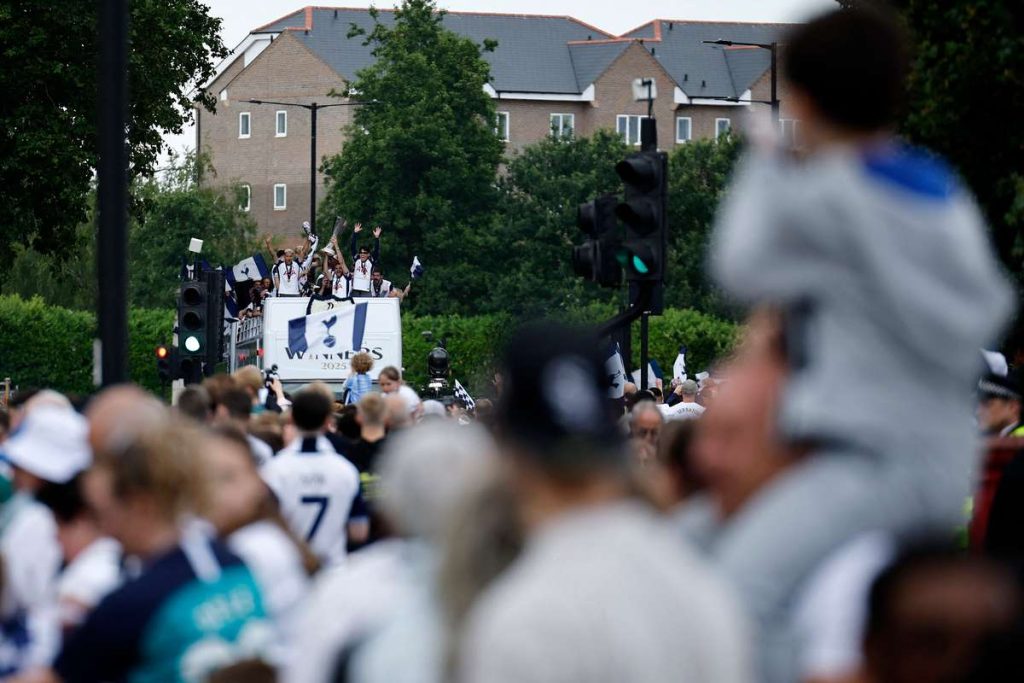 *Thousands Celebrate Spurs’ Europa League Triumph in Victory Parade