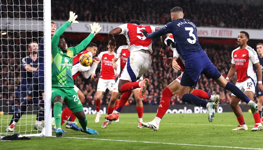 Timber, Saliba Strike as Arsenal Beat Manchester United in Style