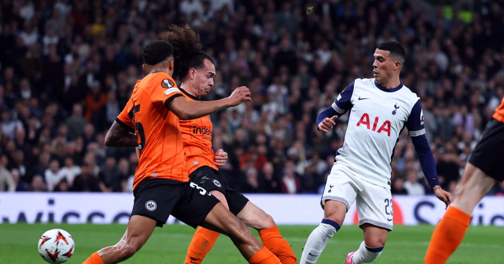 Tottenham Draw 1-1 with Frankfurt in Europa League Quarter-Final First Leg