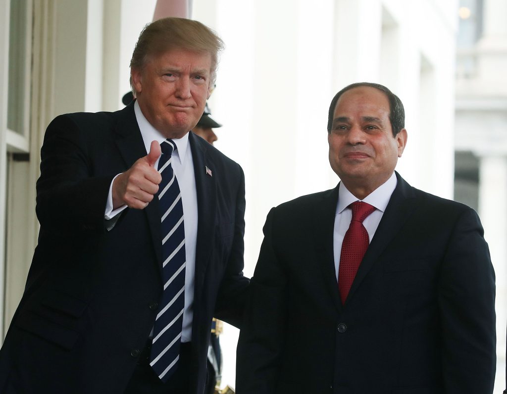 Trump Discusses Gaza, Yemen Strikes in Call With Egypt’s Sisi