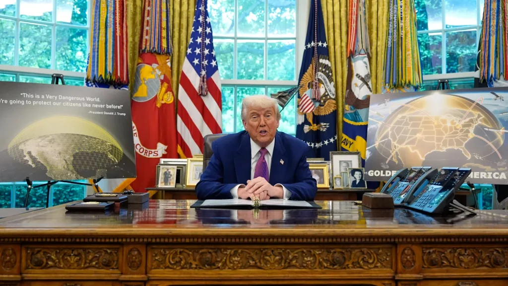 Trump Unveils $175 Billion Space-Based ‘Golden Dome’ Missile Shield
