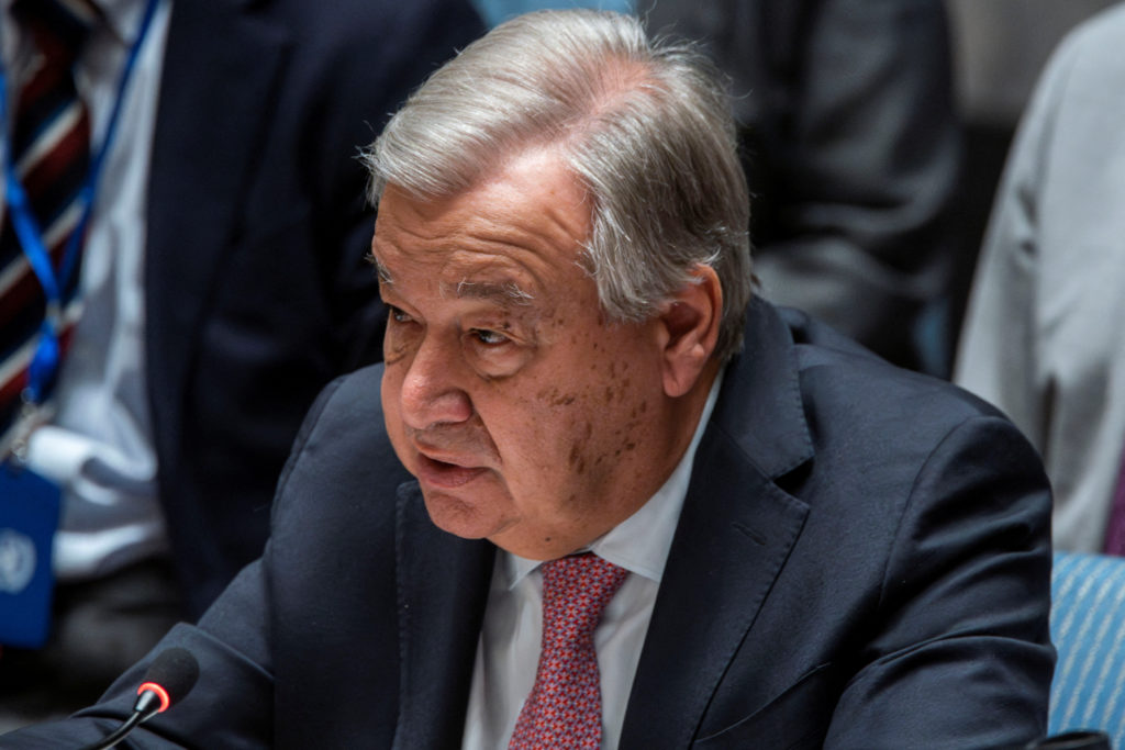 UN Chief Appeals for Restraint to Avert Wider Iran-Israel War
