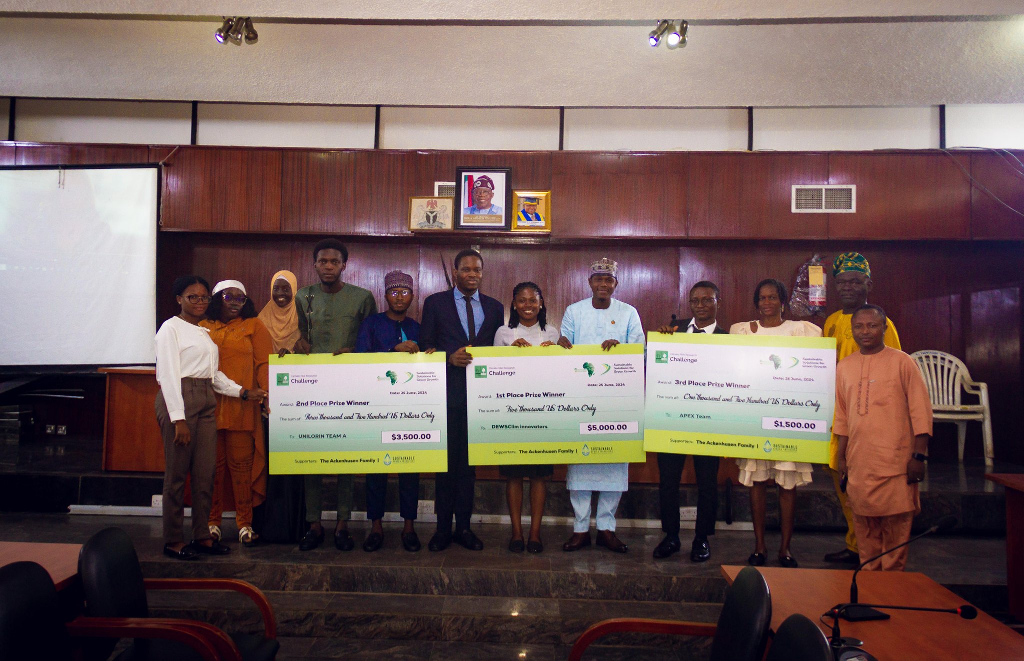 UNILORIN, UNIBADAN Win 2023 Climate Risk Research Challenge