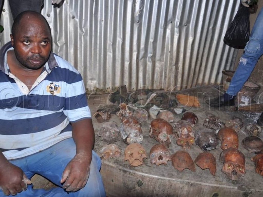 Uganda Self-Proclaimed Healer Caught with 24 Human Skulls(News Central Tv)