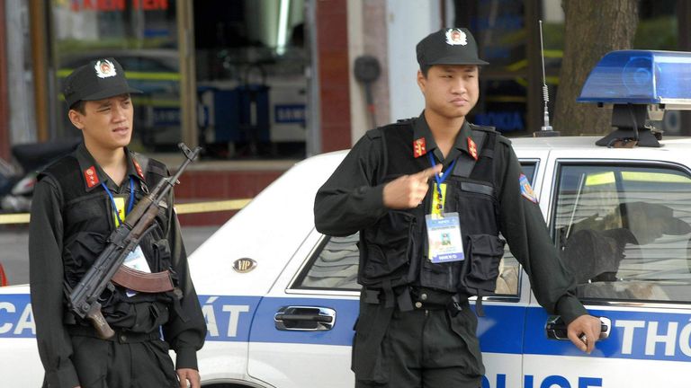 Vietnam police (News Central TV)