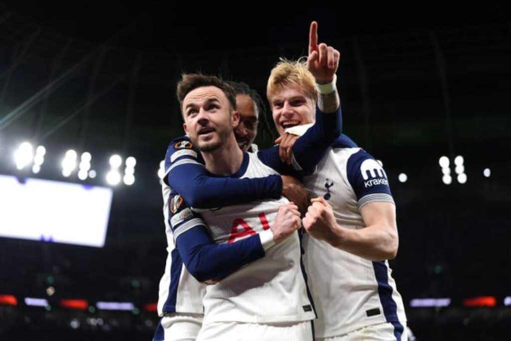 Wilson Odobert Brace Sends Spurs Into Europa League Quarter-Finals