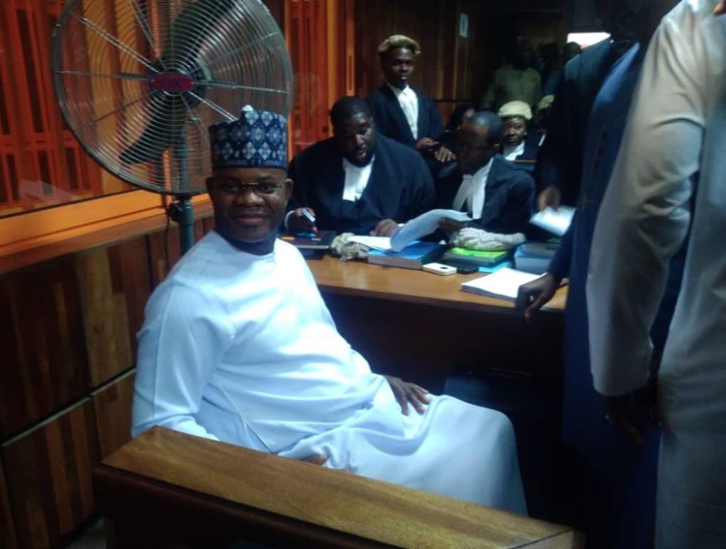 EFCC_Yahaya Bello Pleads Not Guilty to 16-Count Charge