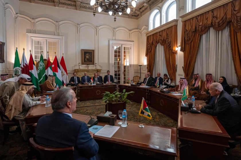 Top Arab Diplomats Reject Forcible Displacement of Palestinians