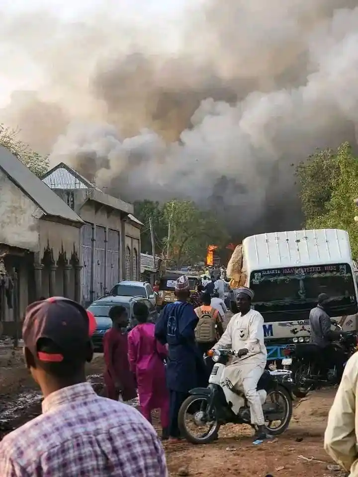 Kara Market Fire: Grain Stores, Shops Destroyed in Sokoto