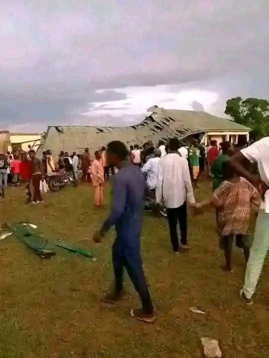 Classroom Collapses on Students Writing WAEC Exams in Taraba